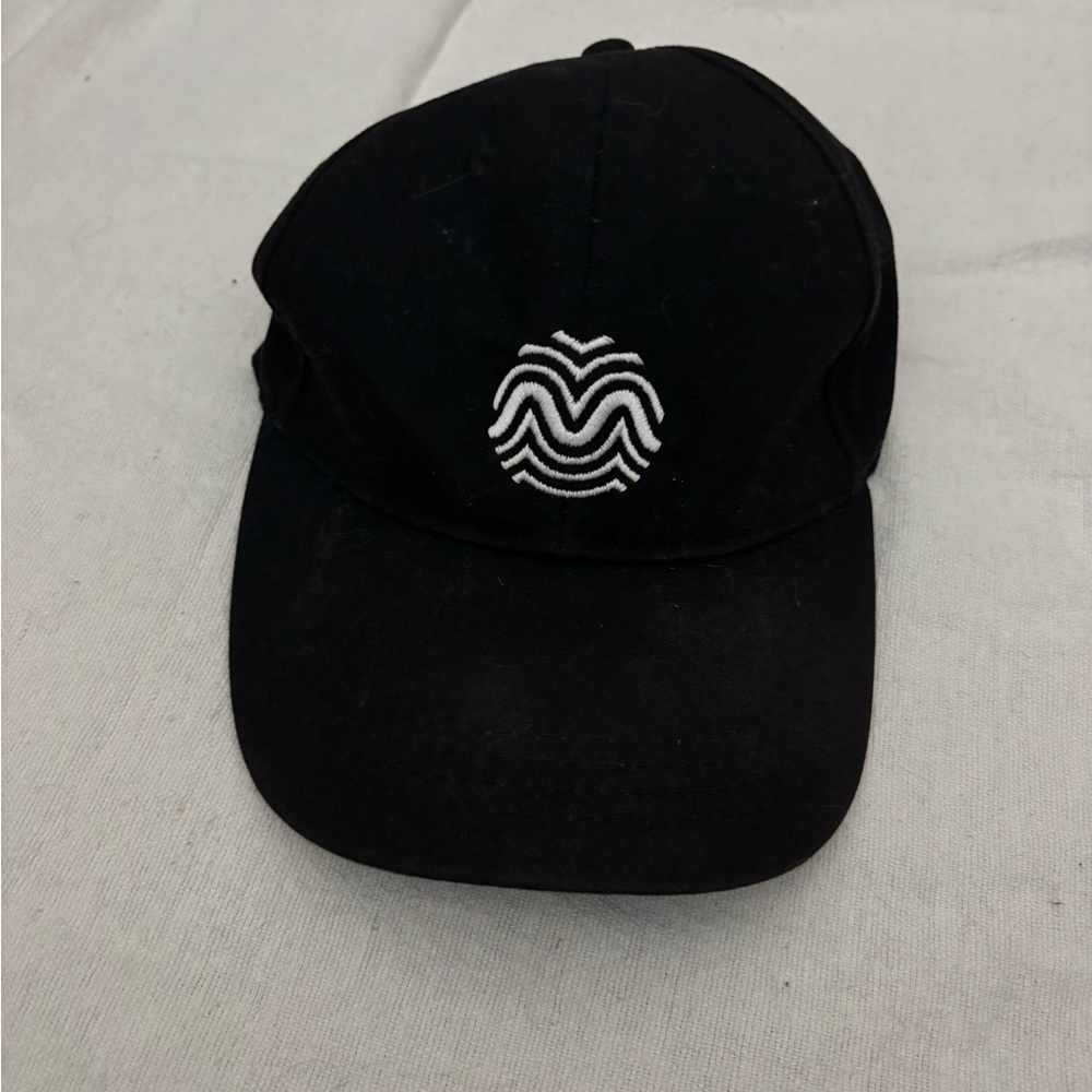 “Rythm” Logo Black Cap with White Embroidery